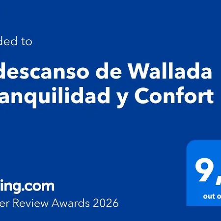 El Descanso De Wallada -tranquilidad Y Confort - Traveller Award 2026 Apartamento *